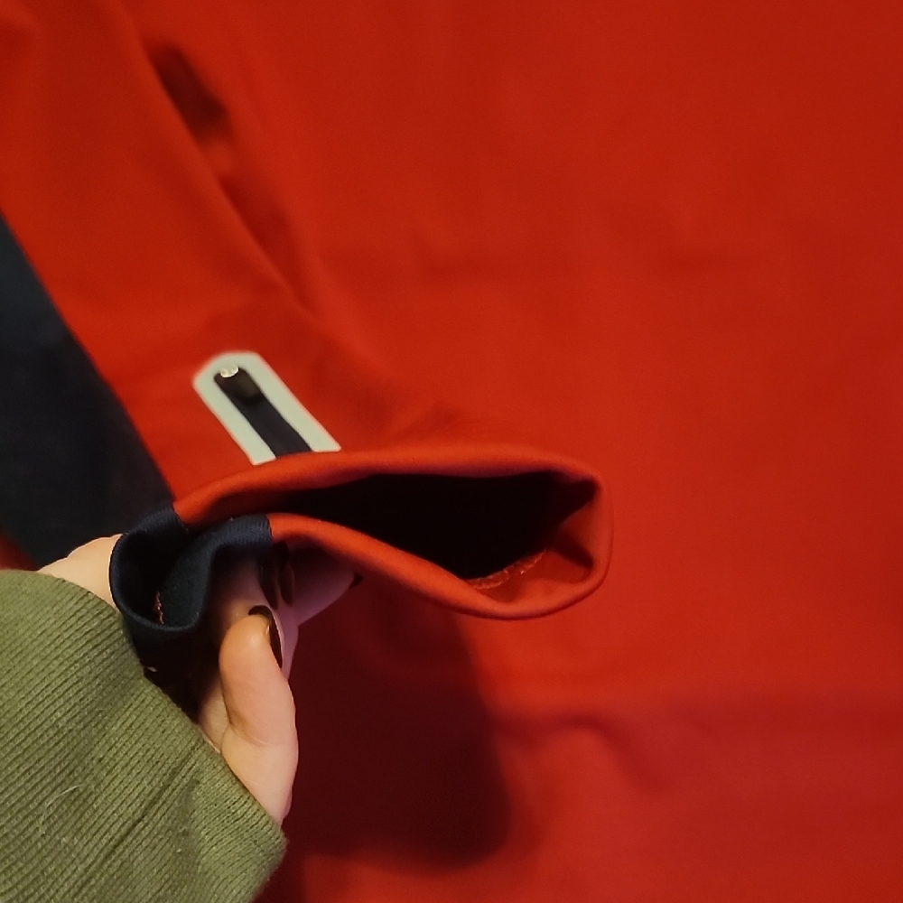 Rossignol Softshell Hooded Jacket Red/Charcoal Wo… - image 5